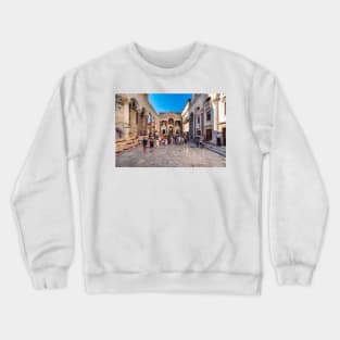 Split Crewneck Sweatshirt